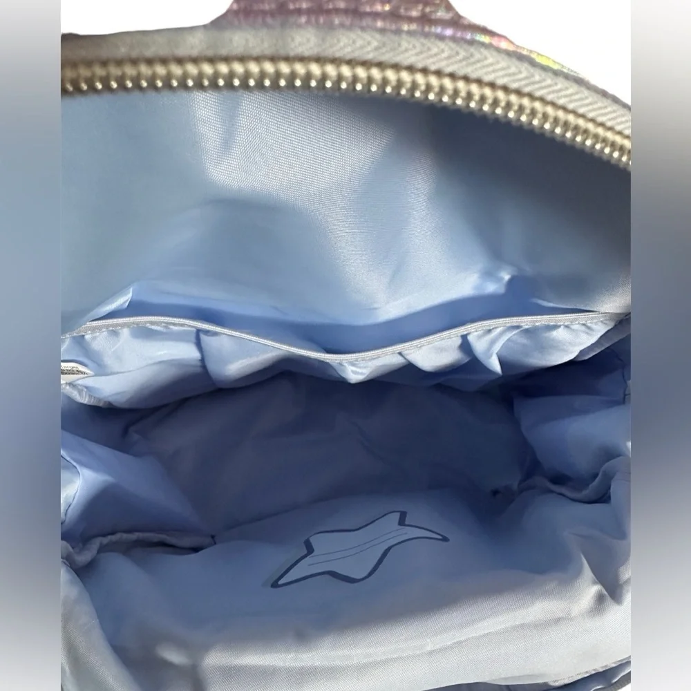 More Than Magic Girls Mother-of-Pearl Backpack Blue Pink NWT